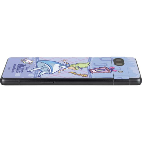 Disney Alice in Wonderland Falling down the Rabbit Hole Google Pixel 7a Skin